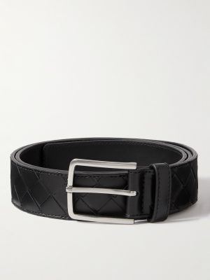 3.5cm Intrecciato Leather Belt 3.5cm Intrecciato Leather Belt