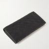 Intrecciato Leather Wallet - BK Intrecciato Leather Wallet - BK