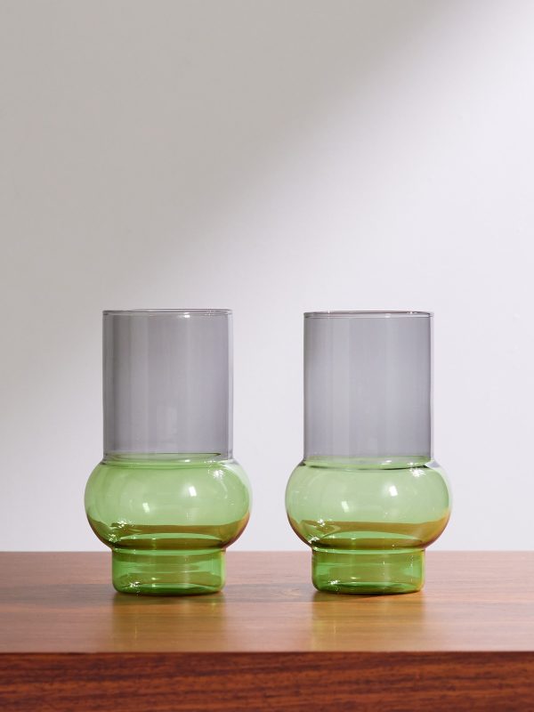 Set of Two Bump Short Glasses Set of Two Bump Short Glasses