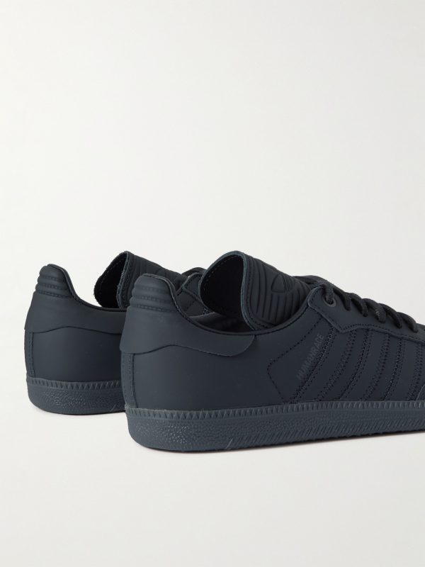 + Pharrell Williams Humanrace Samba Leather Sneakers - BK + Pharrell Williams Humanrace Samba Leather Sneakers - BK