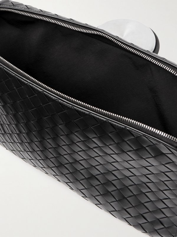 Intrecciato Leather Shirt Holder - E1 Intrecciato Leather Shirt Holder - E1