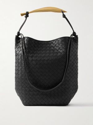 Sardine Hobo Embellished Intrecciato Leather Tote Bag Sardine Hobo Embellished Intrecciato Leather Tote Bag