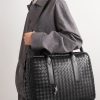 Intrecciato Leather Briefcase - OU