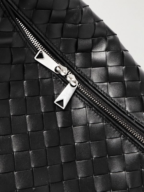 Intrecciato Leather Packing Cube - CU