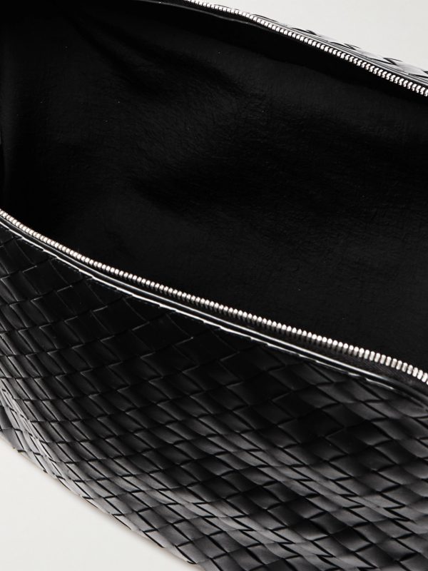 Intrecciato Leather Packing Cube - E1