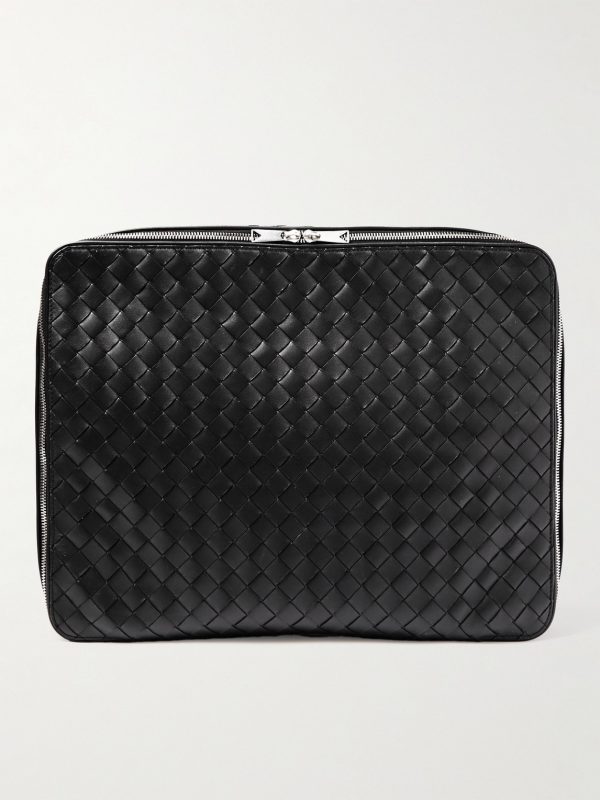Intrecciato Leather Packing Cube