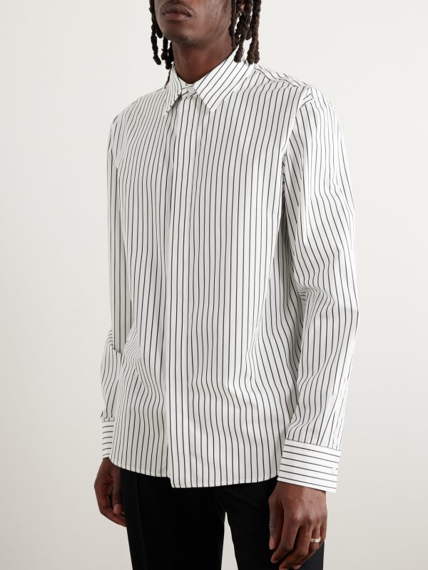 Pinstriped Cotton-Poplin Shirt - FR