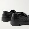 Haddock Intrecciato Leather Loafers - BK Haddock Intrecciato Leather Loafers - BK