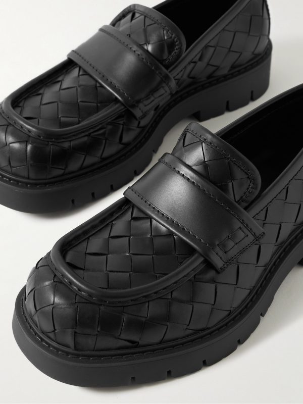 Haddock Intrecciato Leather Loafers - CU Haddock Intrecciato Leather Loafers - CU