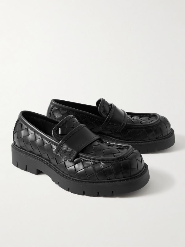 Haddock Intrecciato Leather Loafers - FR Haddock Intrecciato Leather Loafers - FR