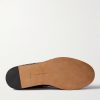 Intrecciato Full-Grain Leather Slippers - E1 Intrecciato Full-Grain Leather Slippers - E1
