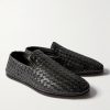 Intrecciato Full-Grain Leather Slippers - FR Intrecciato Full-Grain Leather Slippers - FR