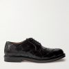 Intrecciato Leather Derby Shoes Intrecciato Leather Derby Shoes