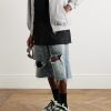 3XL Distressed Mesh and Rubber Sneakers - OU 3XL Distressed Mesh and Rubber Sneakers - OU