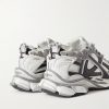 Runner Distressed Nylon, Suede and Rubber Sneakers - BK Runner Distressed Nylon, Suede and Rubber Sneakers - BK