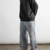 Pierced Embellished Distressed Cotton-Jersey Sweatshirt - OU Pierced Embellished Distressed Cotton-Jersey Sweatshirt - OU