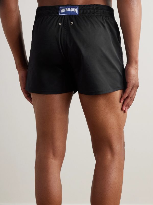 Slim-Fit Short-Length Recycled Swim Shorts - BK