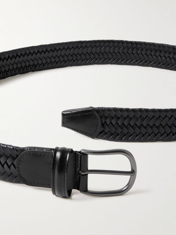 3.5cm Woven Leather Belt - E1 3.5cm Woven Leather Belt - E1