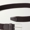 3.5cm Leather-Trimmed Woven Elastic Belt - E1 3.5cm Leather-Trimmed Woven Elastic Belt - E1