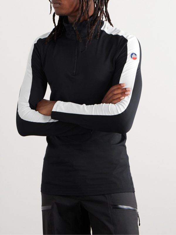Alpille Striped Polartec® Power Stretch® Ski Base Layer - FR Alpille Striped Polartec® Power Stretch® Ski Base Layer - FR