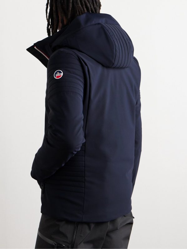 Power Logo-Appliquéd Padded Shell Hooded Jacket - BK Power Logo-Appliquéd Padded Shell Hooded Jacket - BK