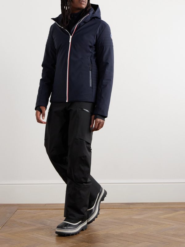 Power Logo-Appliquéd Padded Shell Hooded Jacket - OU Power Logo-Appliquéd Padded Shell Hooded Jacket - OU