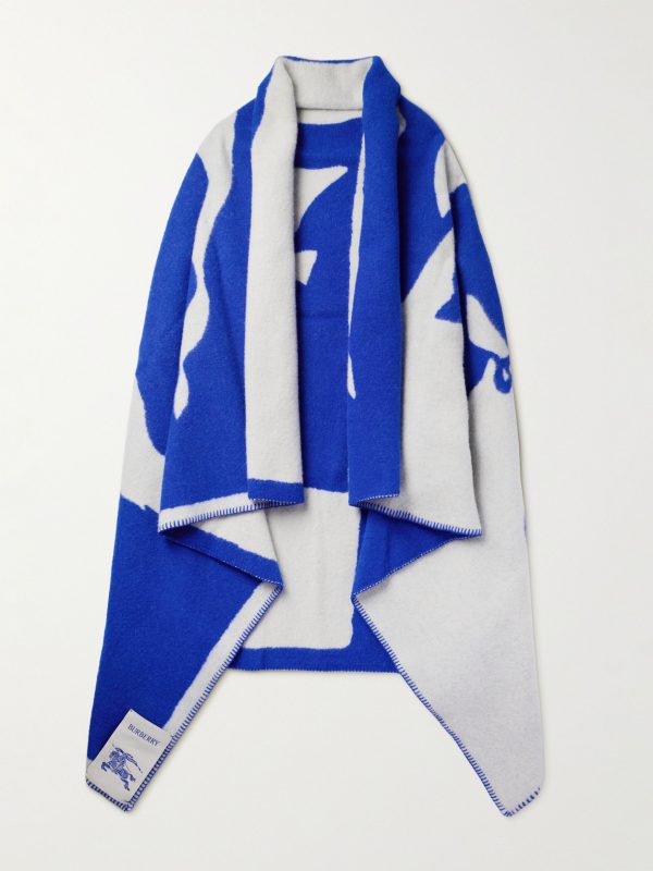 Wool-Jacquard Throw