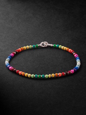 Mini Rize Sterling Silver Beaded Bracelet Mini Rize Sterling Silver Beaded Bracelet