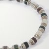 Saguaro Sterling Silver, Agate and Cord Beaded Bracelet - CU Saguaro Sterling Silver, Agate and Cord Beaded Bracelet - CU
