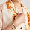 Saguaro Sterling Silver, Agate and Cord Beaded Bracelet - FR Saguaro Sterling Silver, Agate and Cord Beaded Bracelet - FR