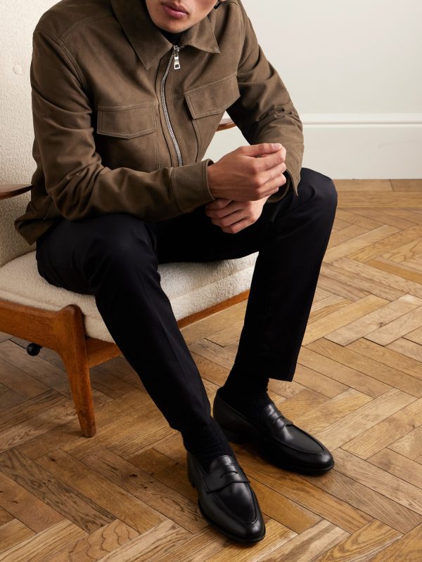 Bradley II Leather Penny Loafers - OU Bradley II Leather Penny Loafers - OU
