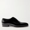 Merlin Whole-Cut Patent-Leather Oxford Shoes