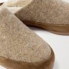 Suede-Trimmed Shearling-Lined Recycled-Wool Slippers - CU Suede-Trimmed Shearling-Lined Recycled-Wool Slippers - CU