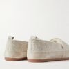 Suede-Trimmed Wool-Felt Slippers - BK Suede-Trimmed Wool-Felt Slippers - BK