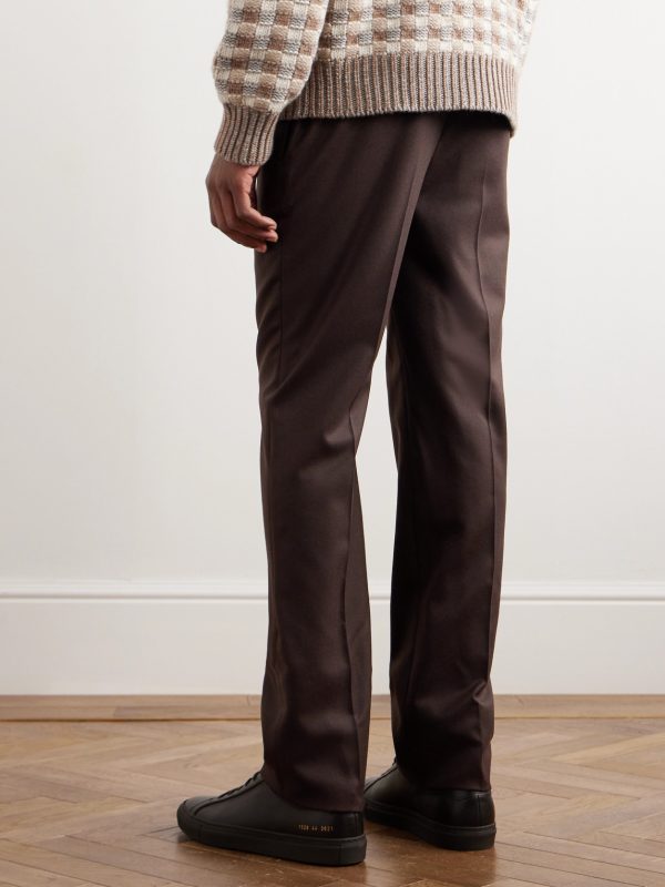 Sebastian Straight-Leg Wool Trousers - BK