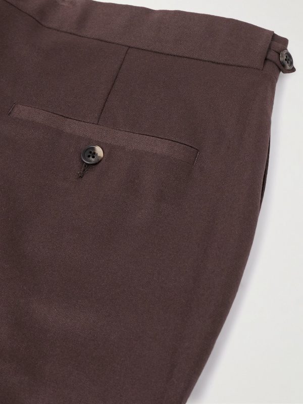 Sebastian Straight-Leg Wool Trousers - CU