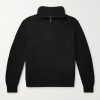 Heston Ribbed Cashmere Half-Zip Sweater Heston Ribbed Cashmere Half-Zip Sweater