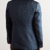 Silk Jacquard Suit Jacket - BK Silk Jacquard Suit Jacket - BK