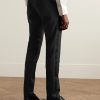 Slim-Fit Satin-Trimmed Wool and Mohair-Blend Tuxedo Trousers - BK Slim-Fit Satin-Trimmed Wool and Mohair-Blend Tuxedo Trousers - BK