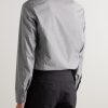 Slim-Fit Gingham Cotton-Poplin Shirt - BK
