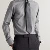 Slim-Fit Gingham Cotton-Poplin Shirt - FR