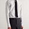 Slim-Fit Checked Cotton-Poplin Shirt - FR