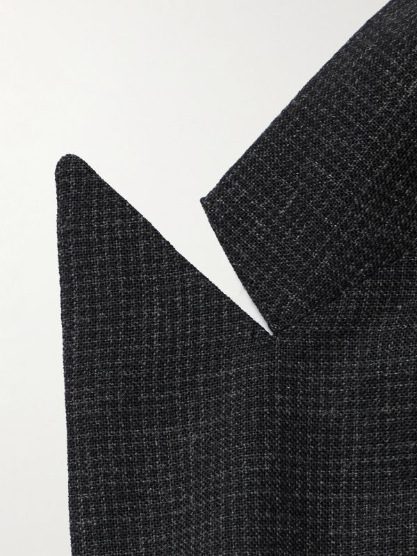 O'Connor Slim-Fit Checked Wool Suit Jacket - E1