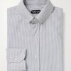 Slim-Fit Button-Down Collar Puppytooth Cotton and Lyocell-Blend Shirt Slim-Fit Button-Down Collar Puppytooth Cotton and Lyocell-Blend Shirt