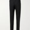 Slim-Fit Straight-Leg Satin-Trimmed Mohair and Wool-Blend Tuxedo Trousers Slim-Fit Straight-Leg Satin-Trimmed Mohair and Wool-Blend Tuxedo Trousers