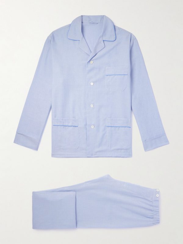 Cotton-Twill Pyjama Set