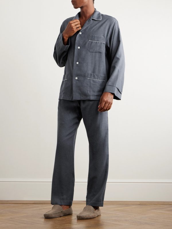 Cotton-Twill Pyjama Set - OU Cotton-Twill Pyjama Set - OU