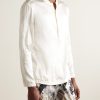 Silk-Blend Satin Henley Pyjama Top - FR