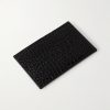 Logo-Print Croc-Effect Leather Cardholder - BK