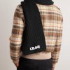 Logo-Appliquéd Ribbed Wool Scarf - OU Logo-Appliquéd Ribbed Wool Scarf - OU
